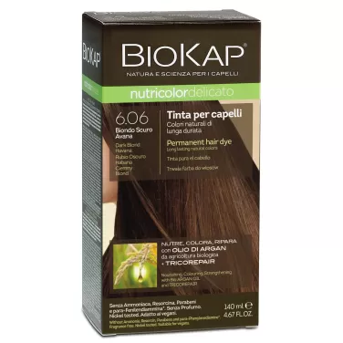 nutricolor rapid tartós hajfesték nr 6.06 dark blond havana 135 ml