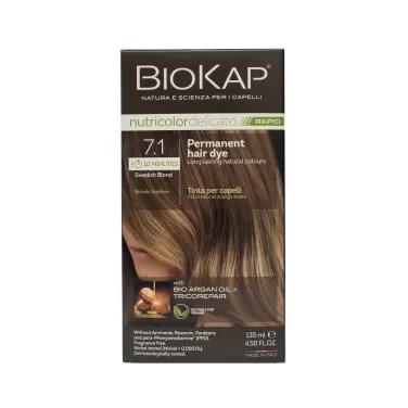 nutricolor rapid tartós hajfesték nr 7.1 swedish blond 135 ml