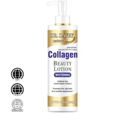 Dr. Davey natural pumpás kollagénes bőrfiatalító testápoló q10-koenzimmel 500 ml