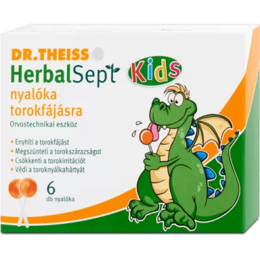 Herbalsept nyalóka torokfájásra 6 db 85 g