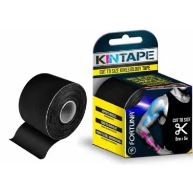 kineziológiai tapasz fekete 5cmx5m 1 db