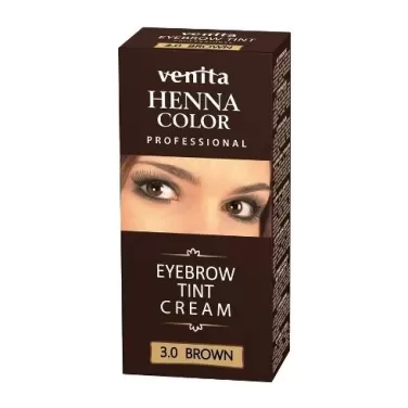 Color tartós szempilla és szemöldök krémfesték barna 15 g