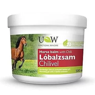 classic lóbalzsam chilivel+7 gyógynövény 500 ml